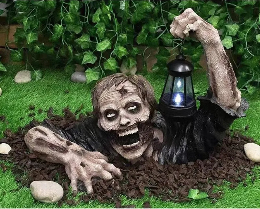 Zombie Resin Lantern Lamp