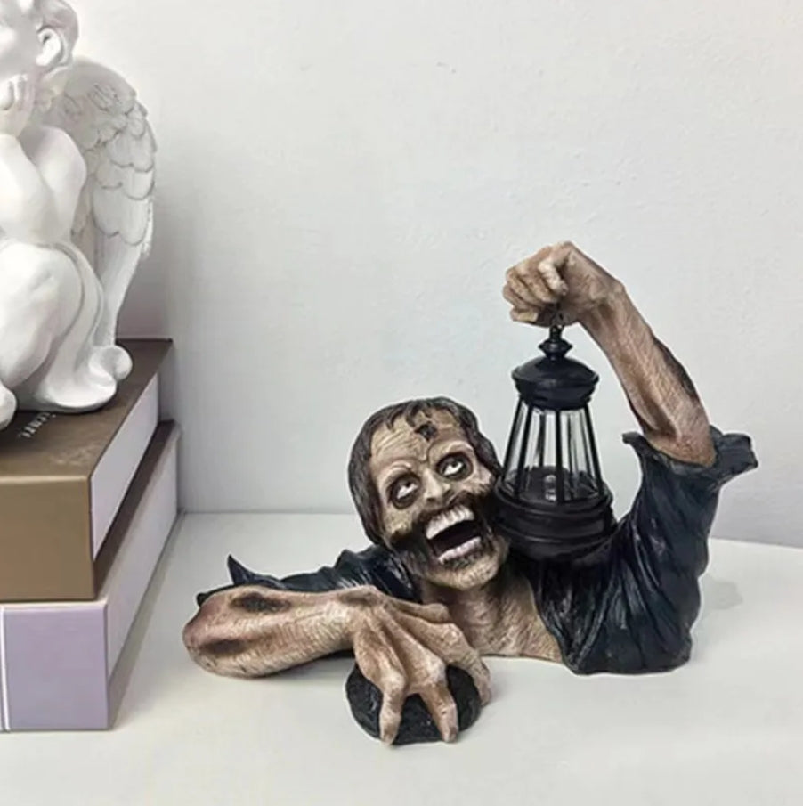 Zombie Resin Lantern Lamp