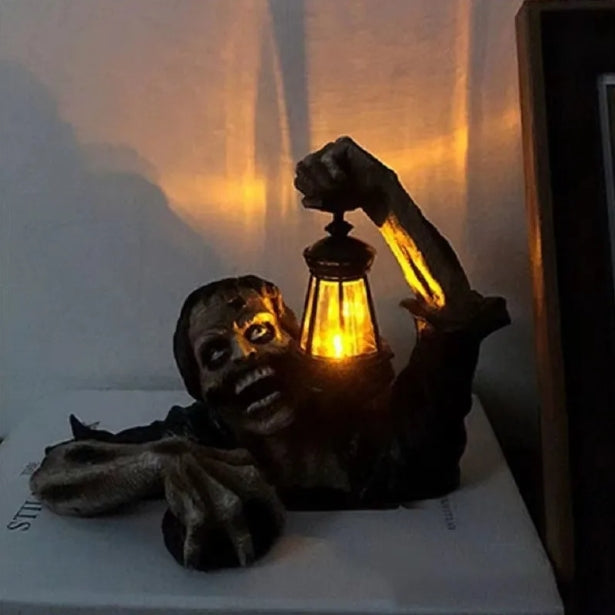 Zombie Resin Lantern Lamp